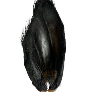 buffeloor met haar